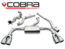 Audi S3 (8V) (5-dörrars) Quattro 13- Turboback-sportavgassystem (Med Sportkatalysator & Ljuddämpare) Cobra Sport